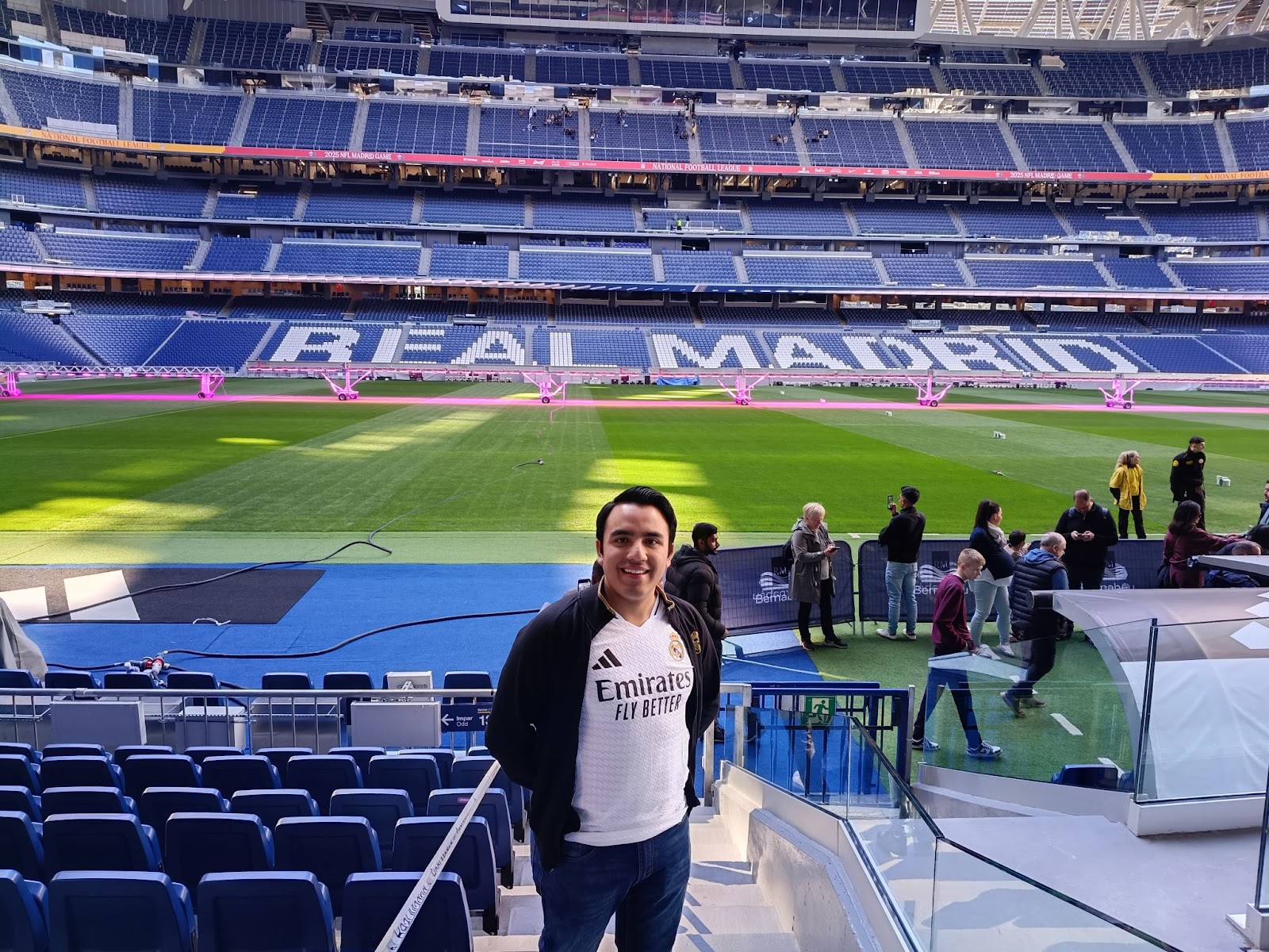 A chance to see the Santiago Bernabéu stadium from the inside