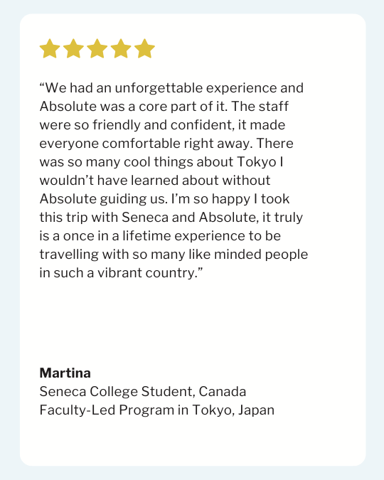 Absolute Internship Testimonial