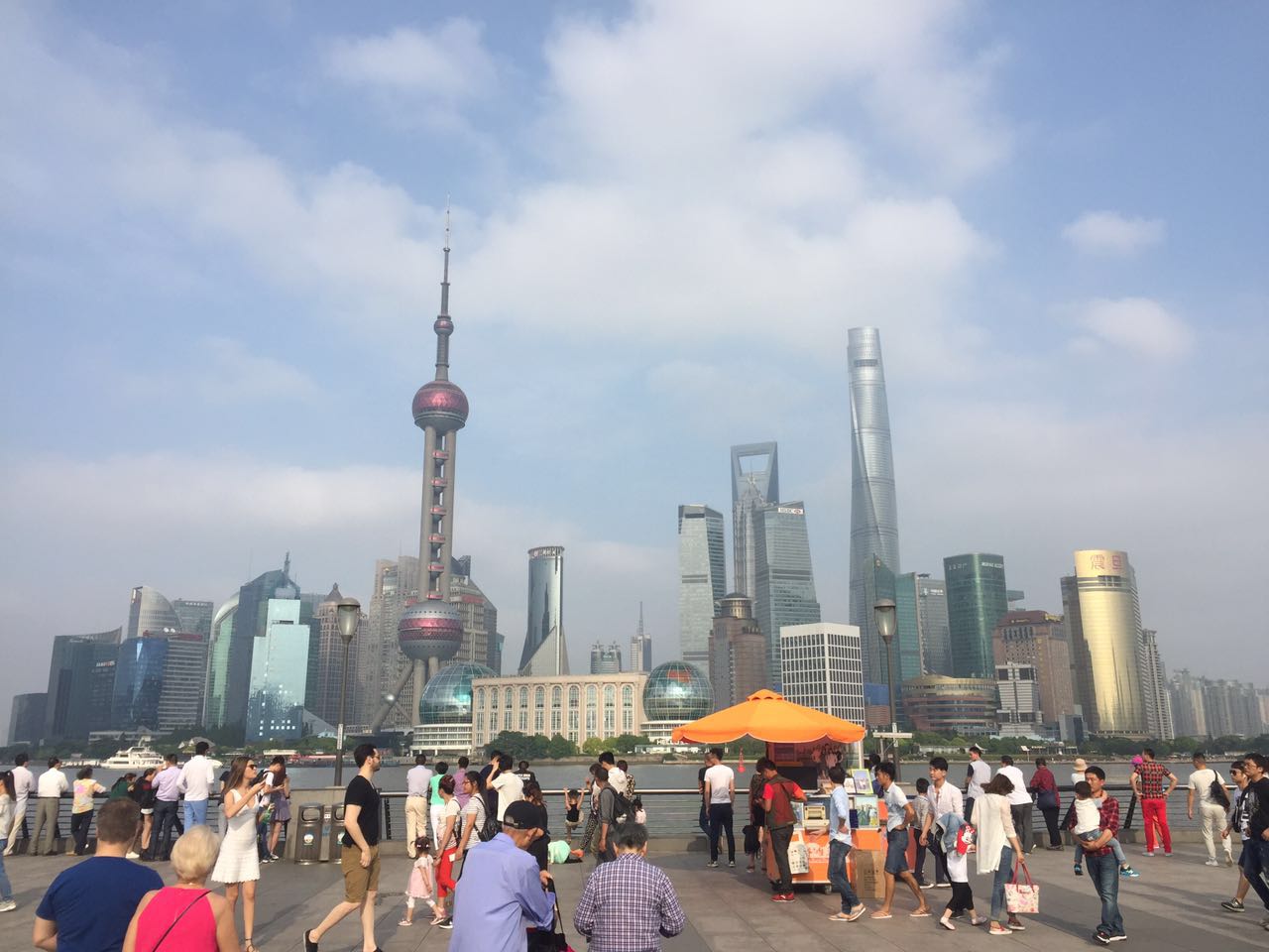 Arriving in Shanghai