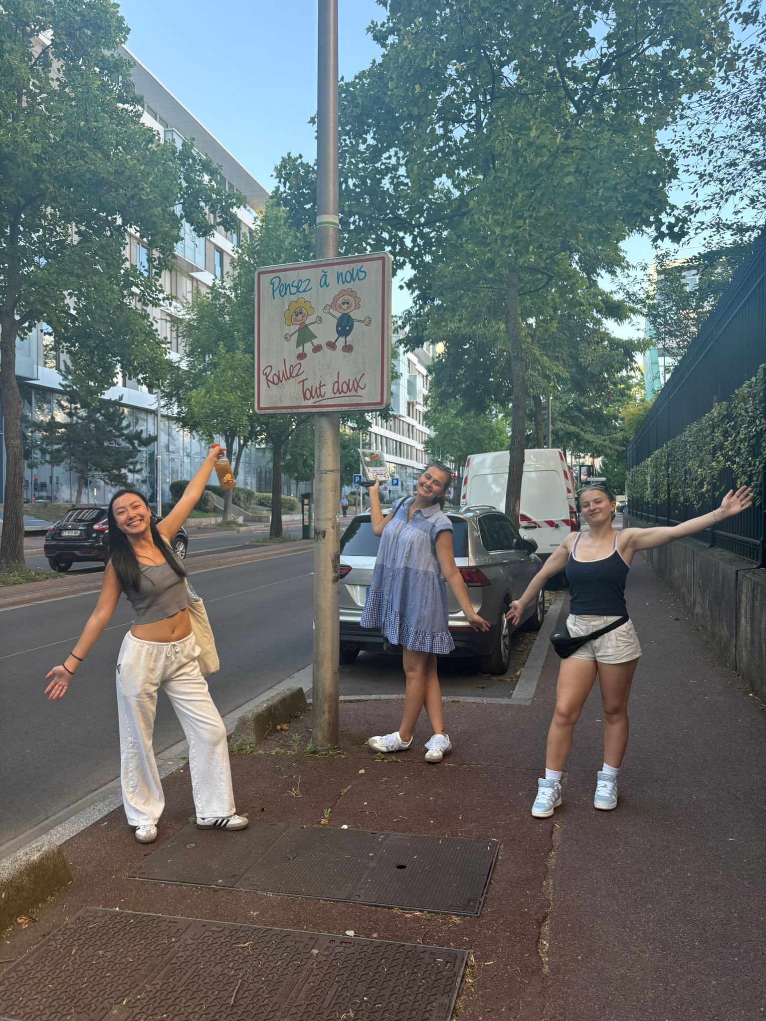 With fellow students in the Absolute Internship program