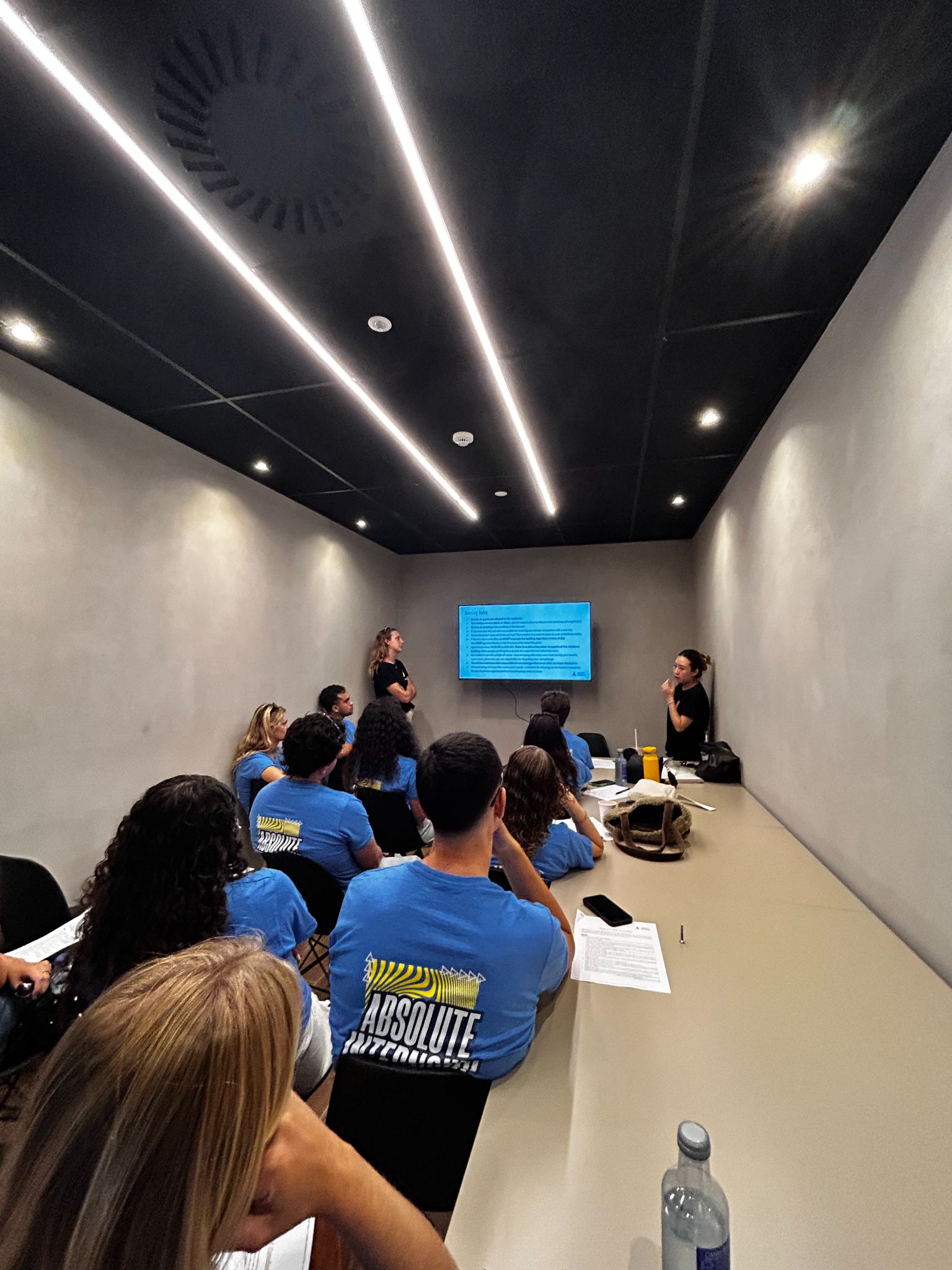 Abraham and his fellow students received an orientation by Absolute Internship upon arriving in Barcelona