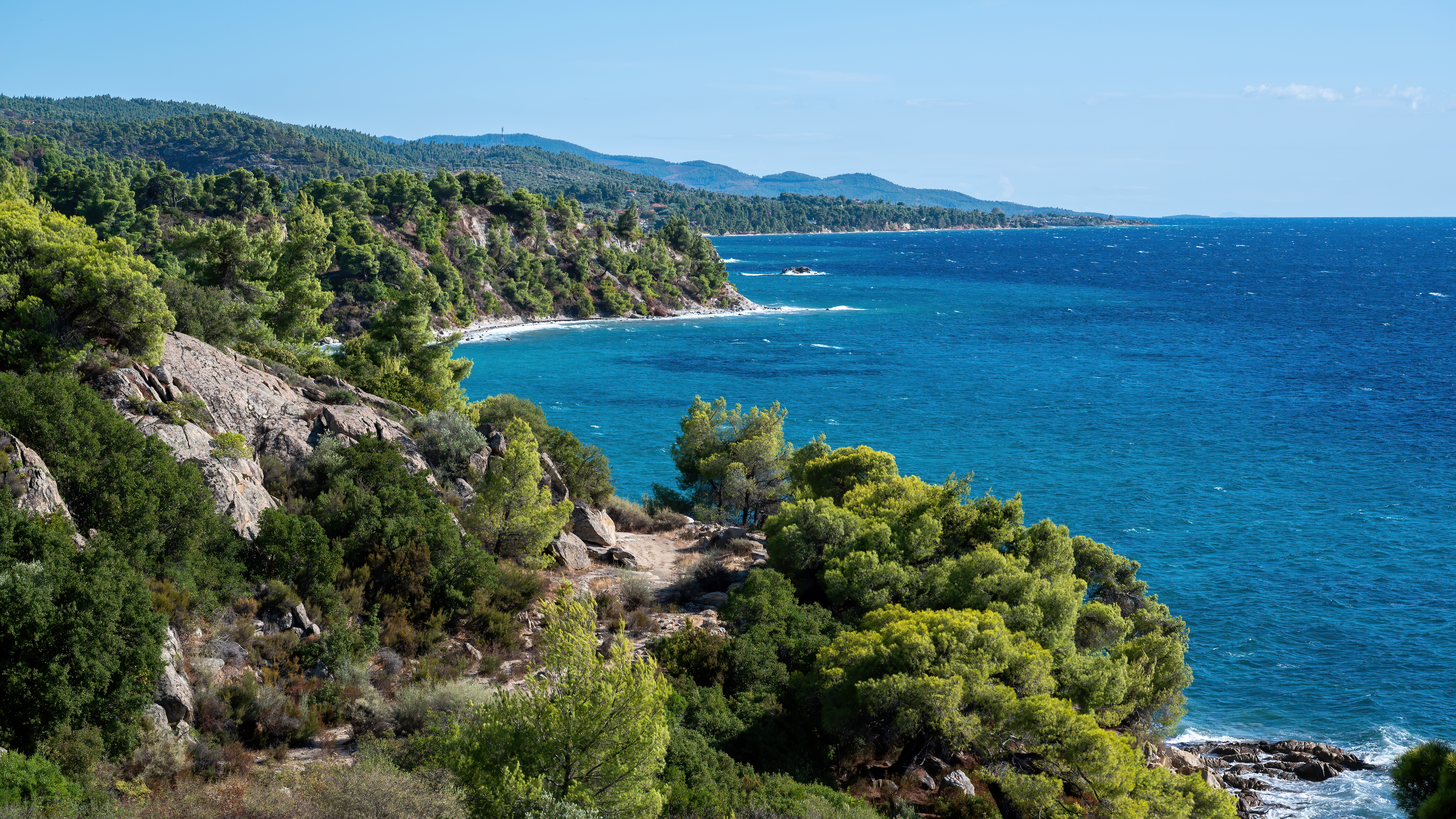Côte d’Azur coastline in Nice, France