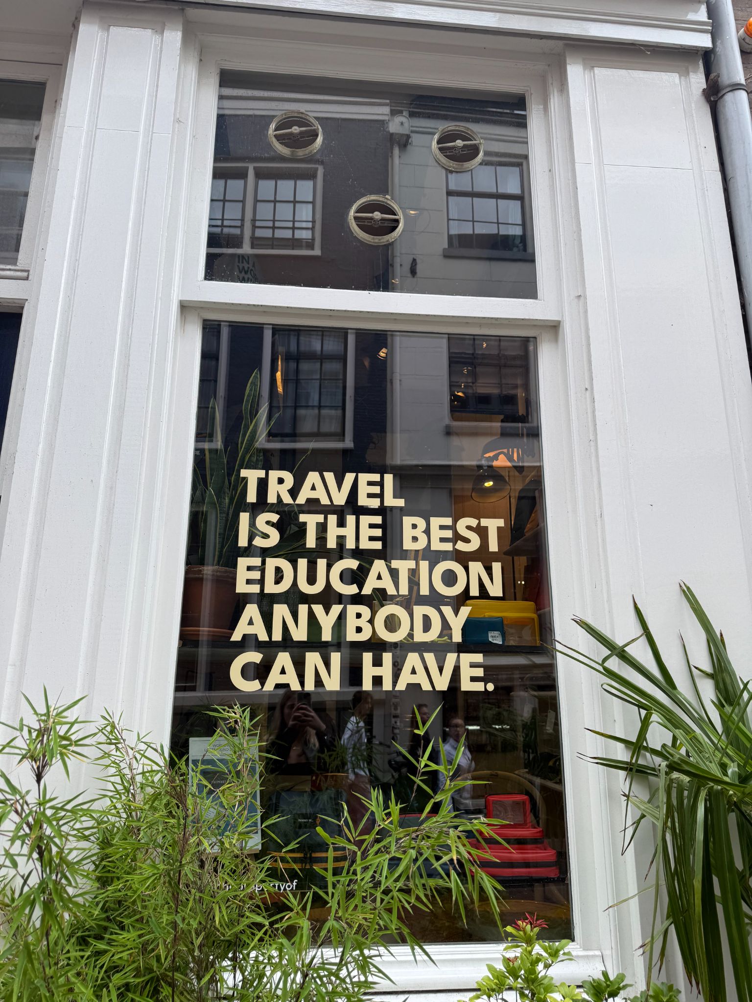 Spotted in a window in Amsterdam