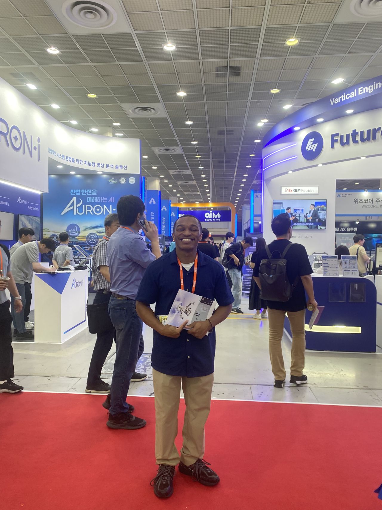 Tahj had the opportunity to attend a major tech conference in Seoul